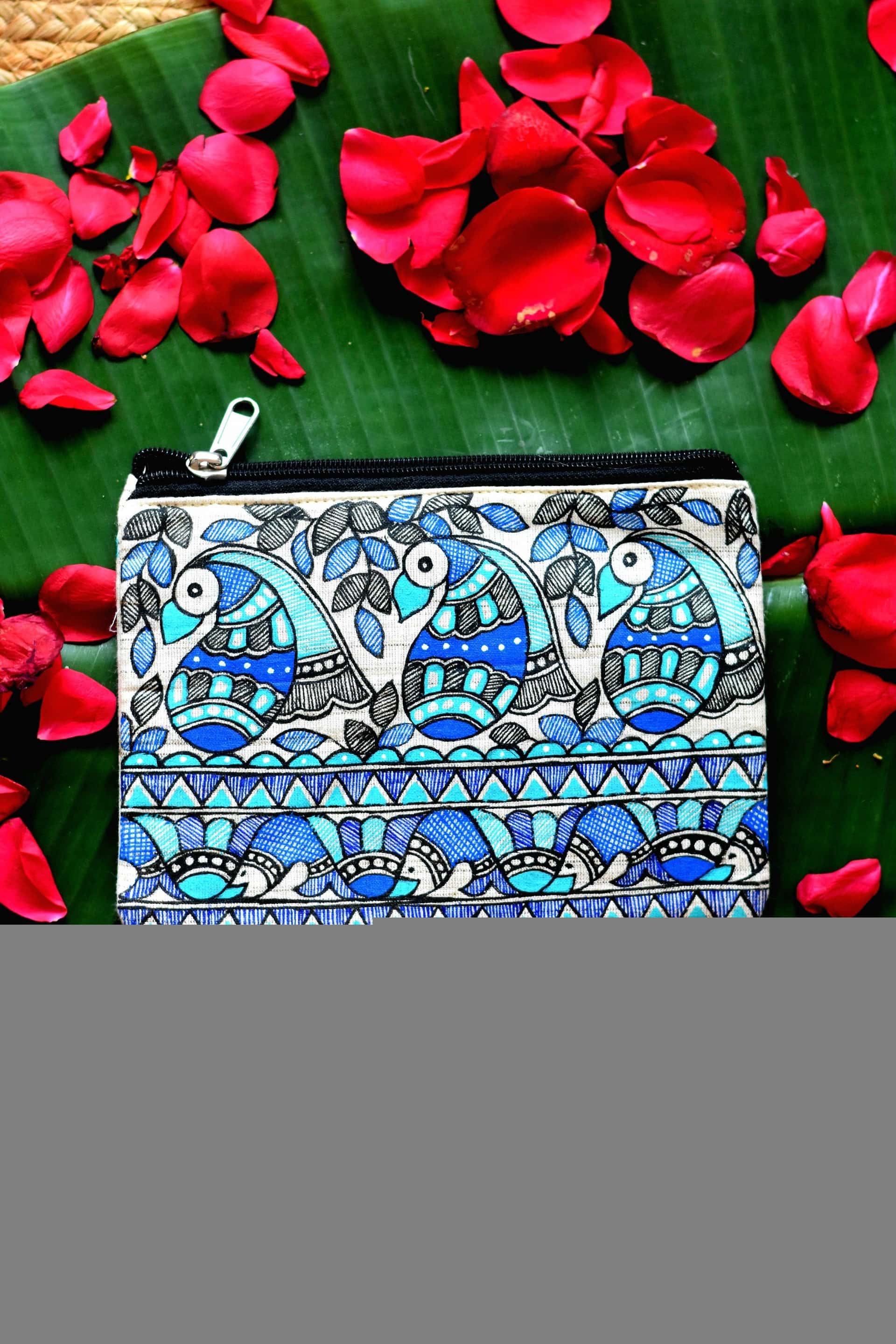 Peacock Pouch