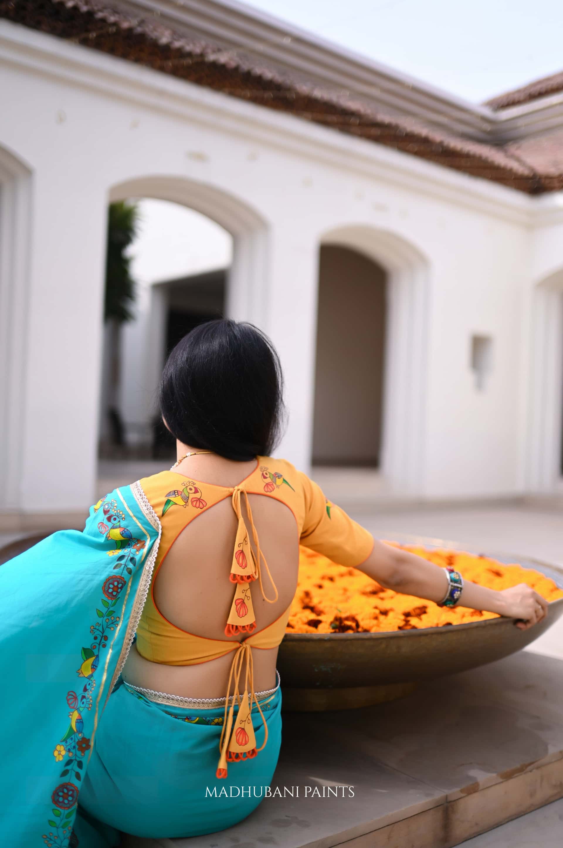 NEELA AASMAN BLOUSE