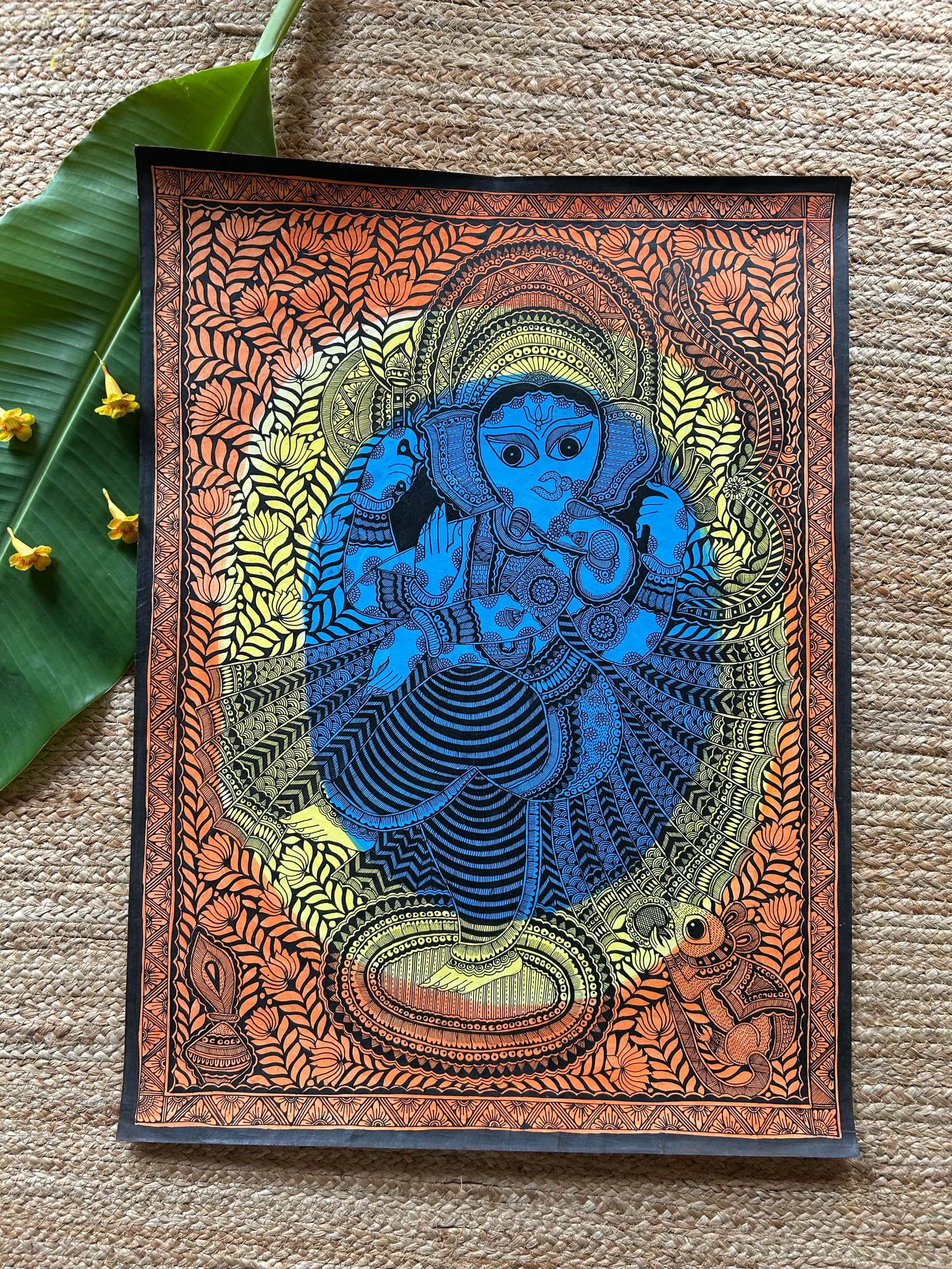 Gajanand Mithila Wall Hanging