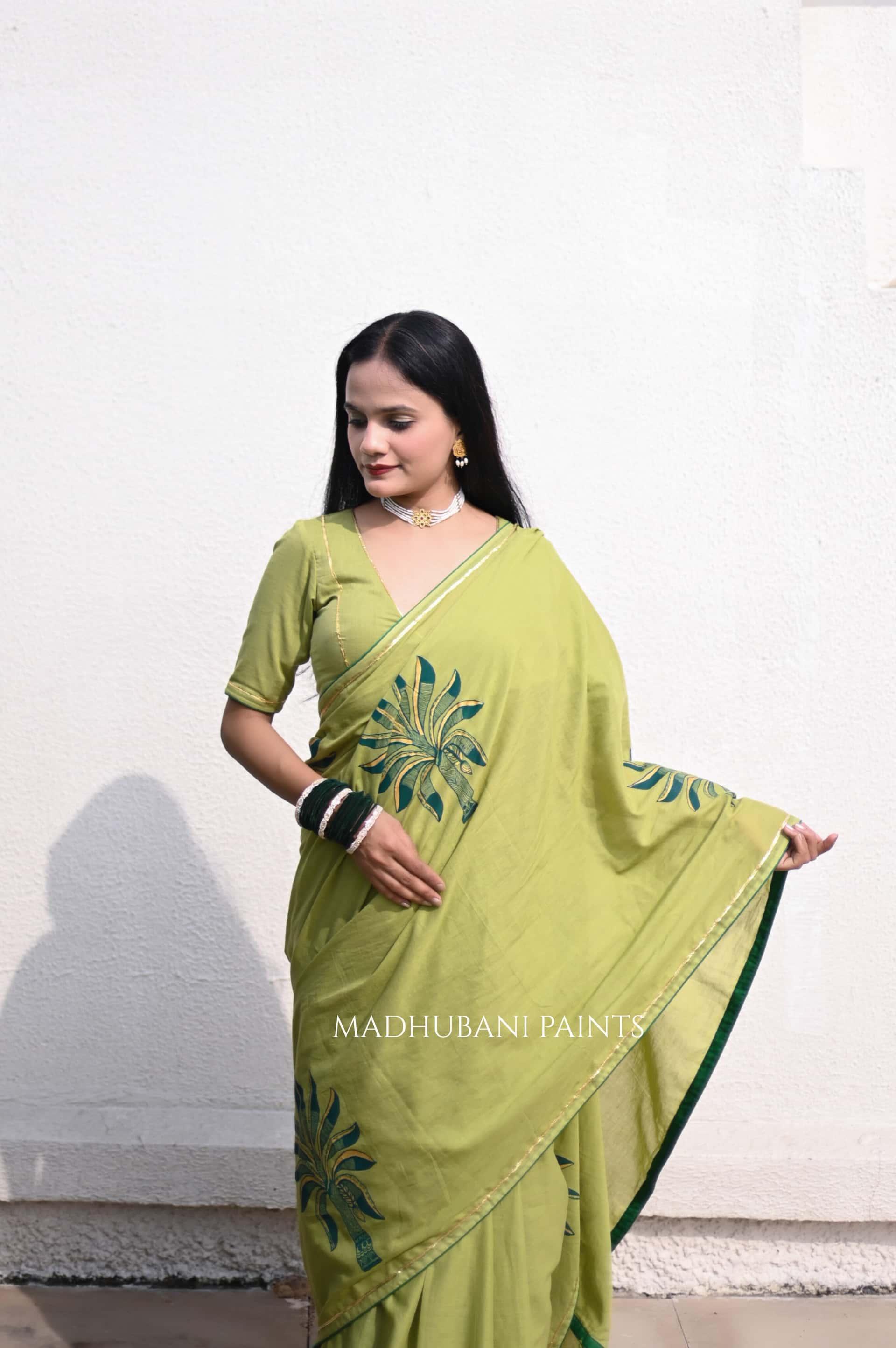 GREEN WHISPER SAREE