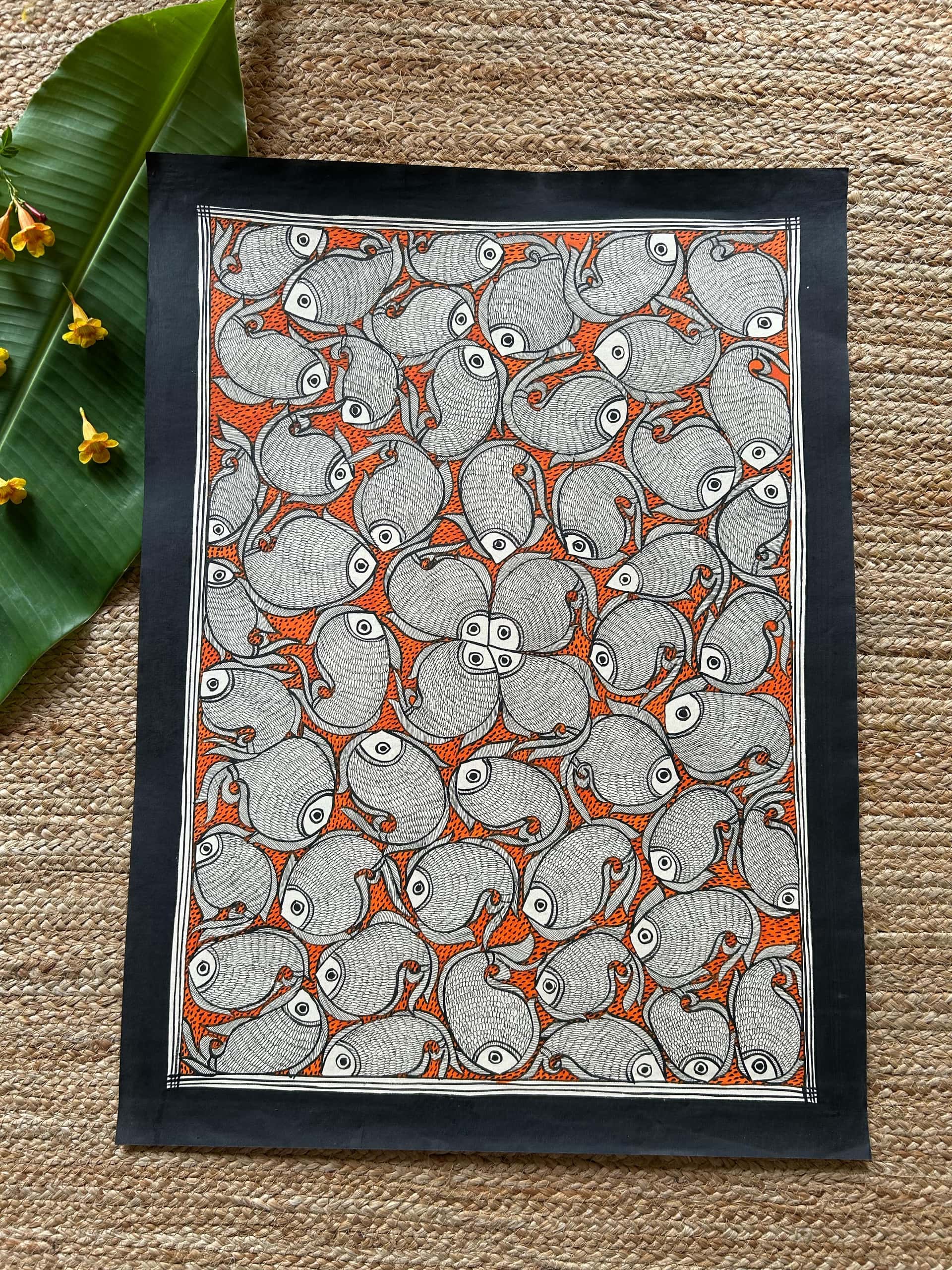 Matsya Samundar Mithila Wall Hanging