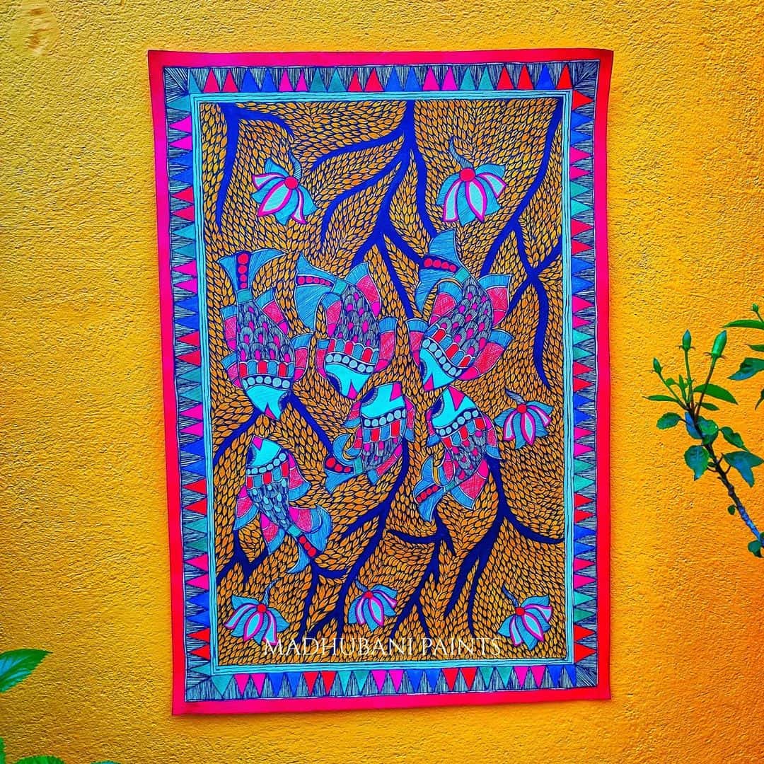 Yellow Ocean Wall Hanging