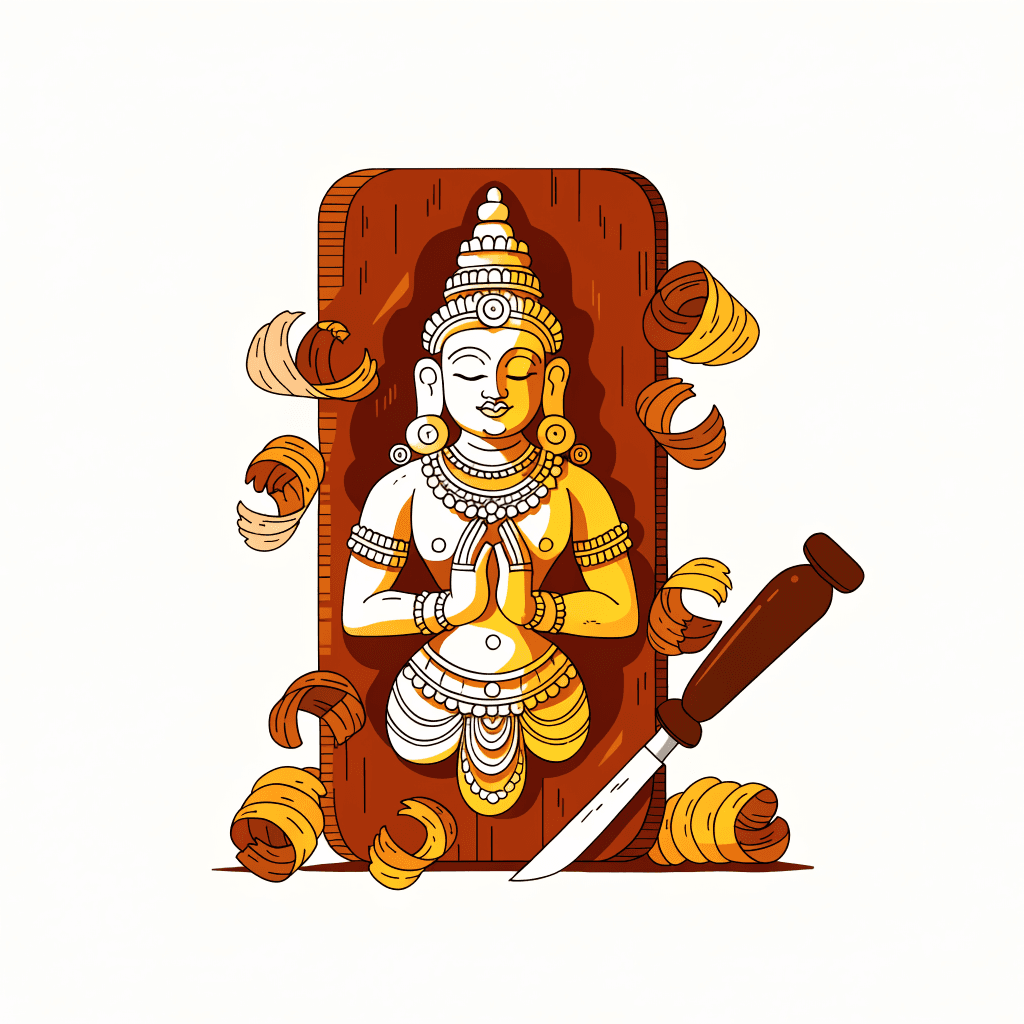 Mysore Sandalwood Carving: Karnataka's Fragrant Art — illustration