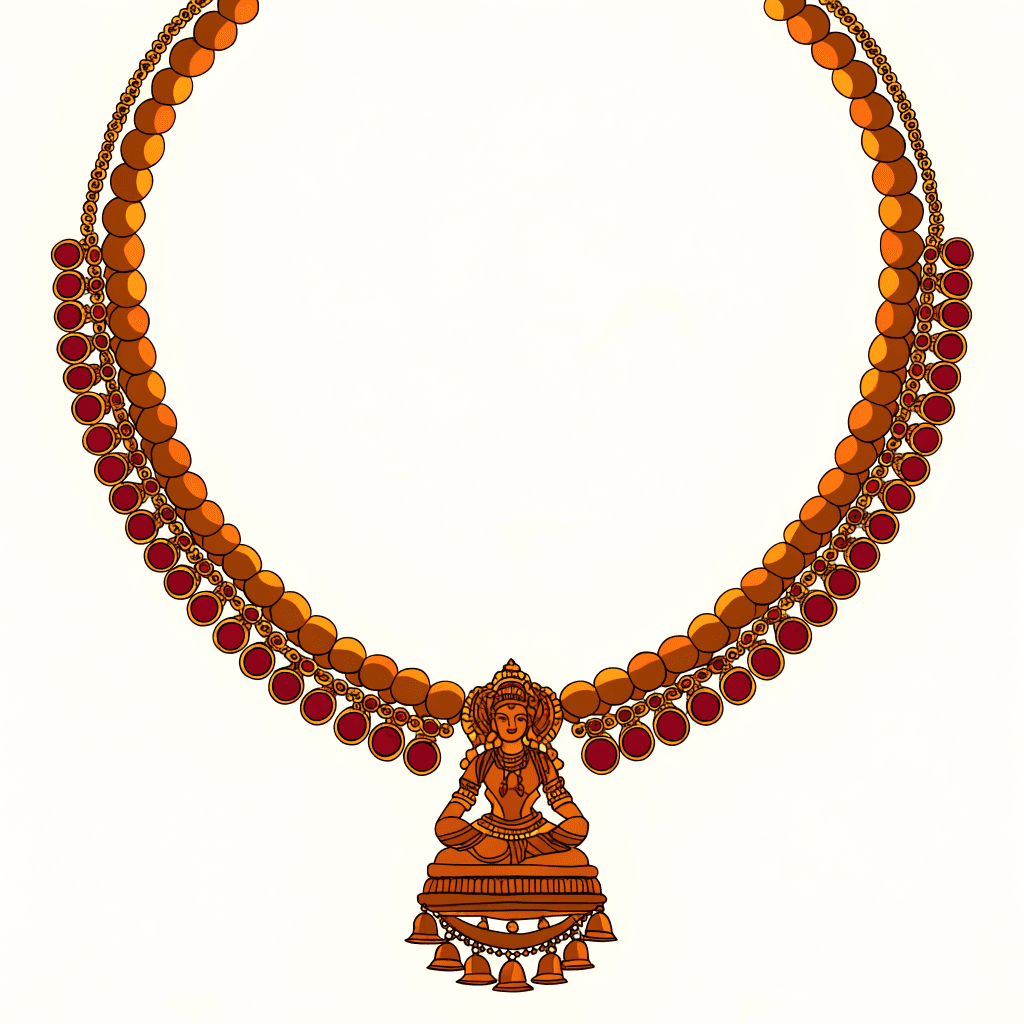 Nagercoil Temple Jewellery for Brides and Dancers — illustration