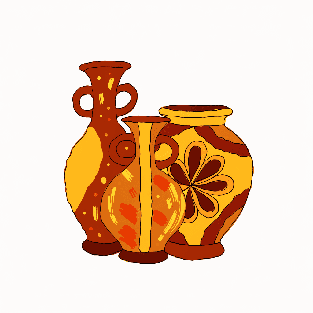 Khurja Pottery: India's Everyday Glazed Ceramics — illustration