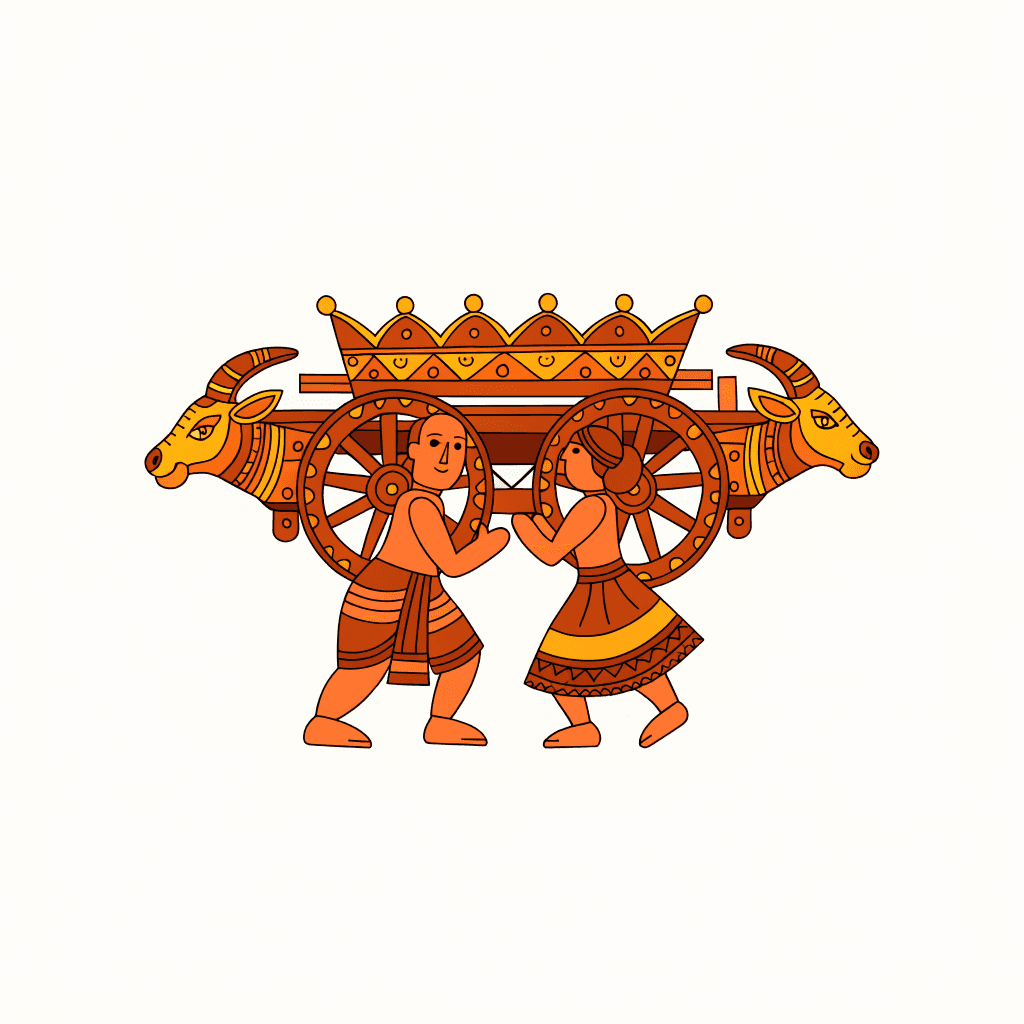 Kondapalli Toys — Softwood Stories from Andhra — illustration