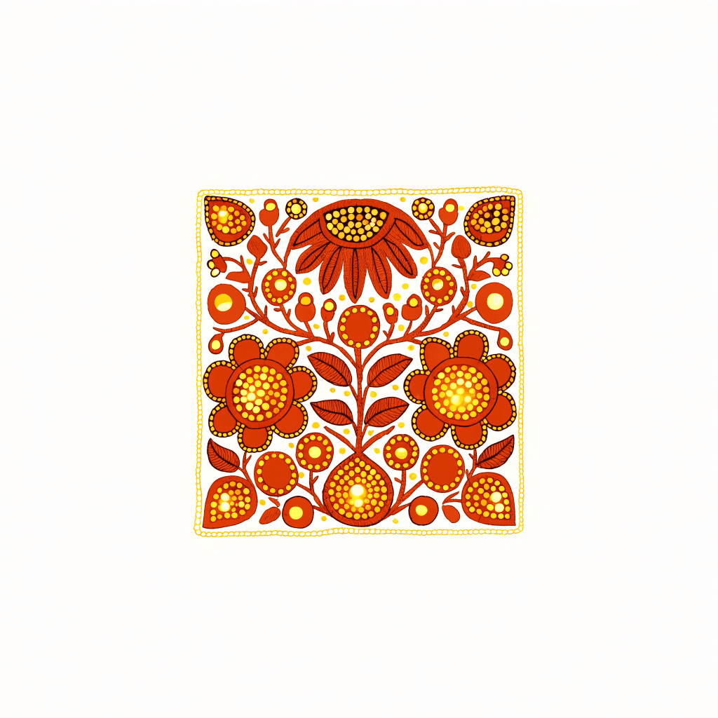 Kutch Embroidery: Mirror-Work from Gujarat's Desert — illustration