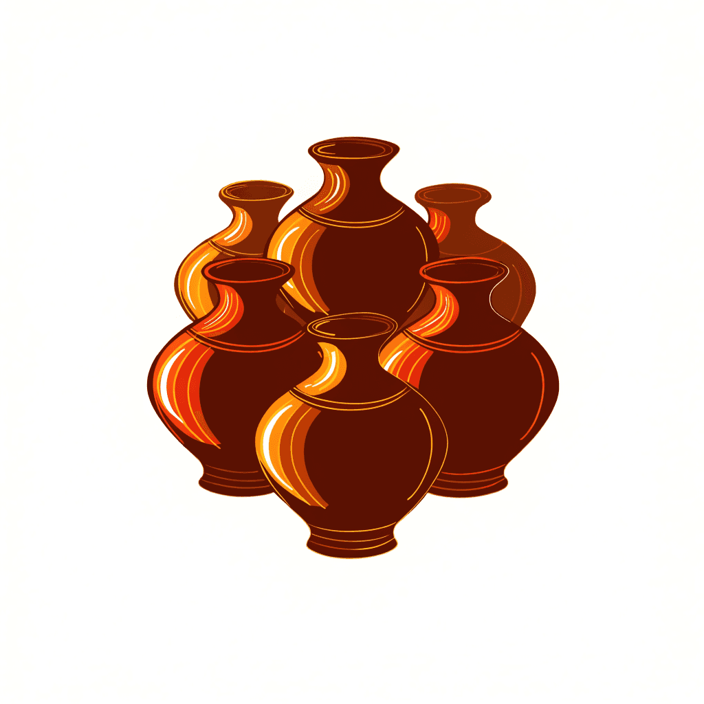 Larnai Black Pottery from Meghalaya's Jaintia Hills — illustration
