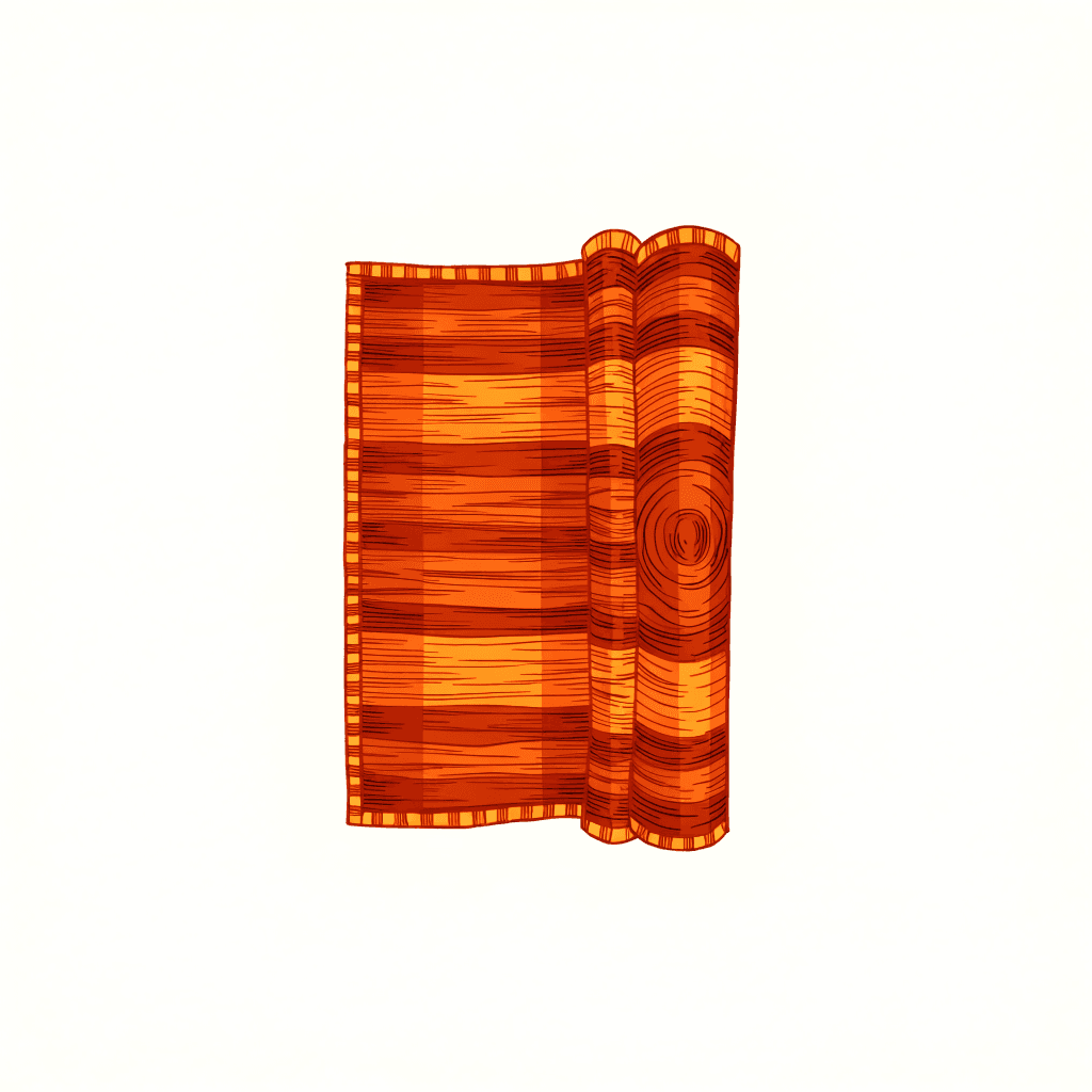 Madurkathi: Bengal's GI-Tagged Grass Mats — illustration