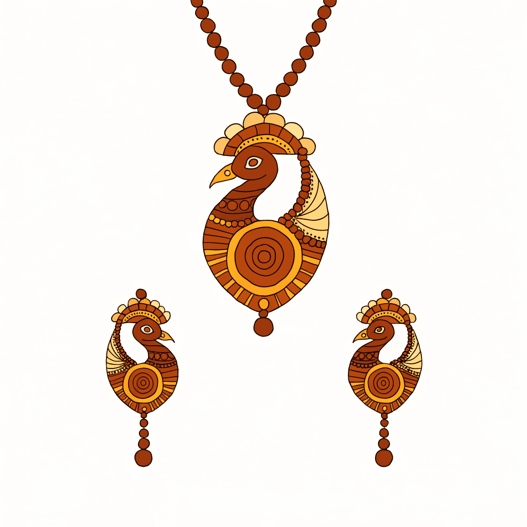 Meenakari Enamel Jewellery of Jaipur — illustration