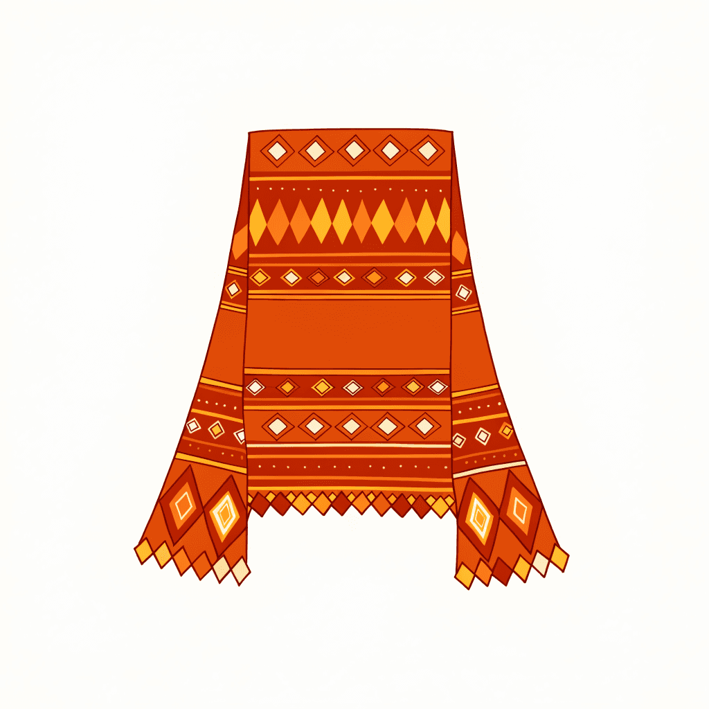 Mizo Puanchei: Mizoram's Festival Weave — illustration