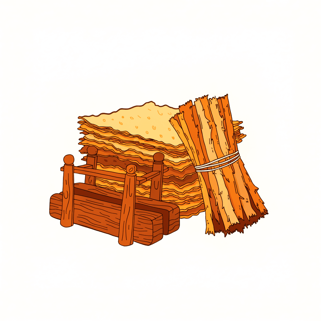Mon Shugu: The Monpa Handmade Paper of Tawang — illustration
