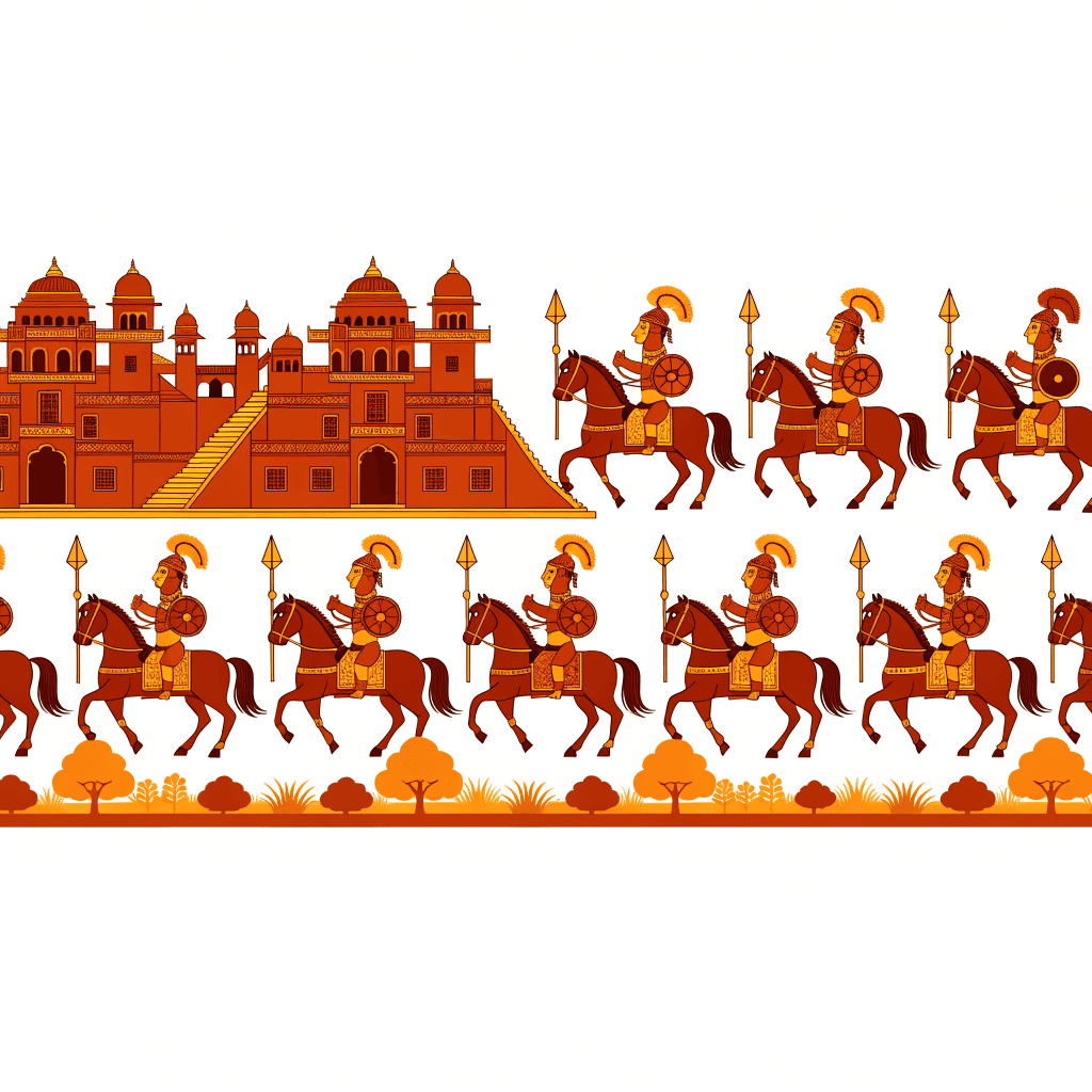 Phad Painting — Rajasthan's Travelling Temple Scrolls — illustration