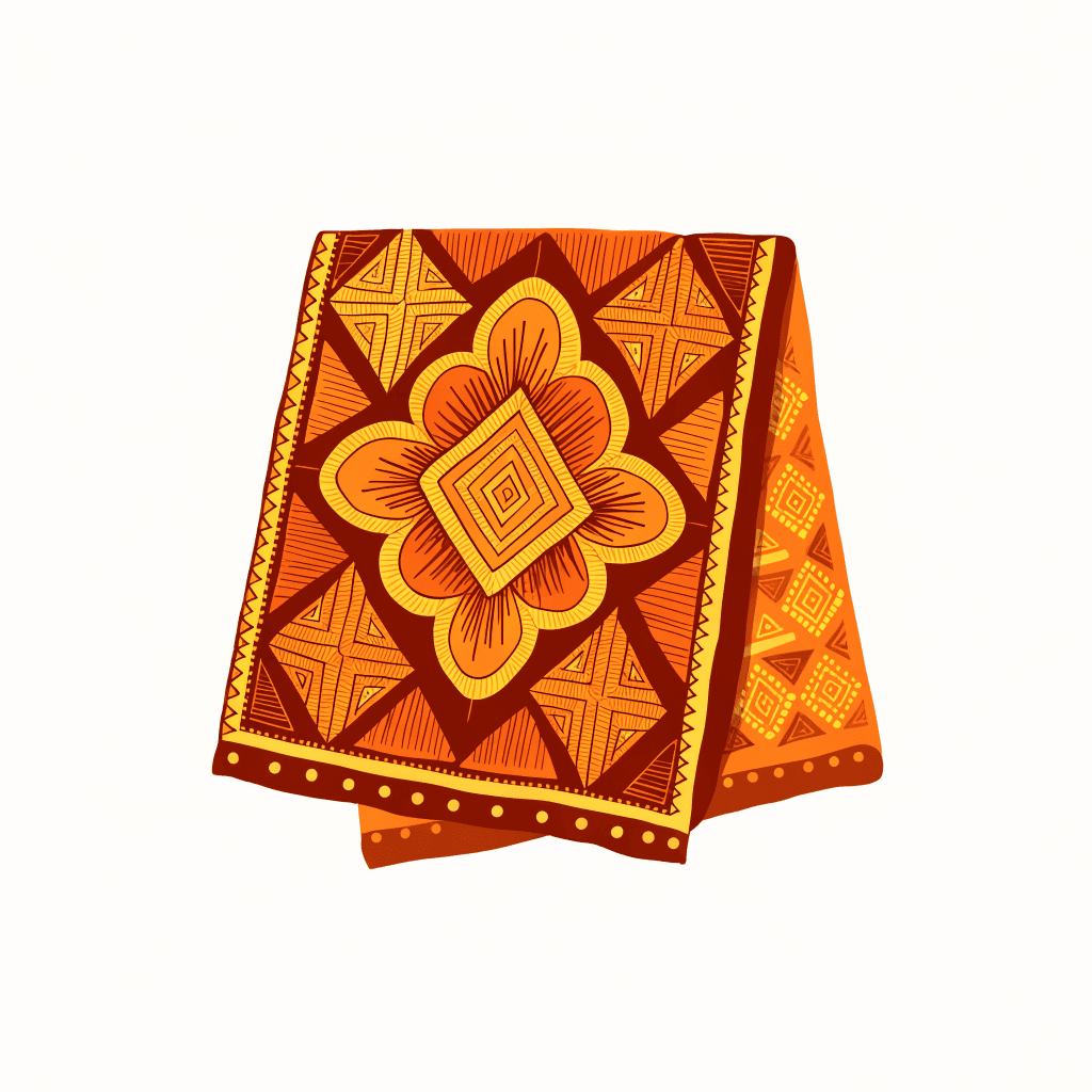 Phulkari: Punjab's Flower Work in Floss Silk — illustration