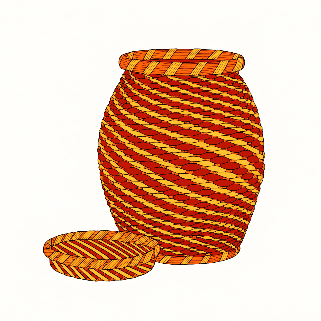 Ringaal Weaving — Uttarakhand's Dwarf Bamboo Craft — illustration