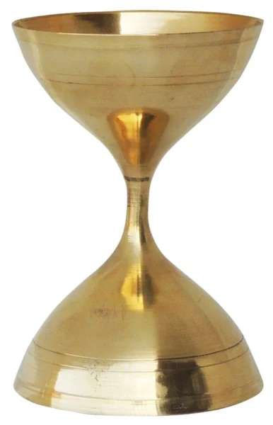 Brass Akhand Diya (Deepak), 6 inch, brass, Vedikcraft Moradabad