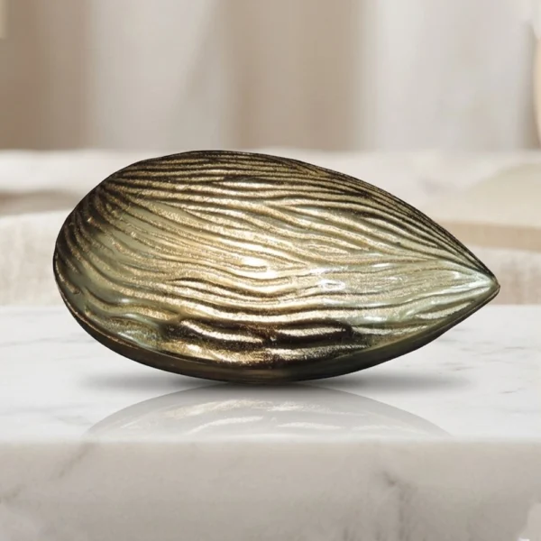 Aluminium Dry Fruit Bowl (Almond Box), 7 inch, Vedikcraft Moradabad