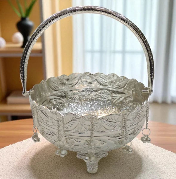 Aluminium Bowl (Basket), 7.5 inch, Vedikcraft Moradabad