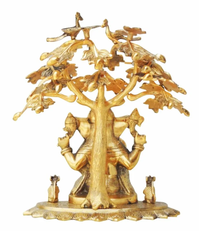 Ganesh Ji Idol in Aluminium (Ganeshji Big), 15 inch