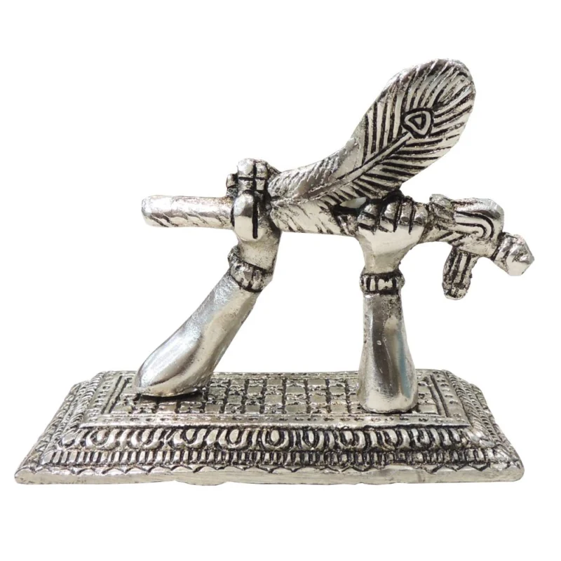 Krishna Ji with Flute Idol in Aluminium (Holding)