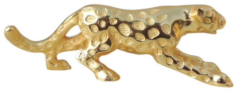 Aluminium Animal Showpiece (Leopard), 2.5 inch