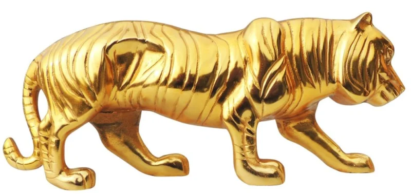 Aluminium Tiger Showpiece, 8 inch