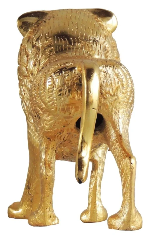 Aluminium Lion Showpiece, 5.6 inch, design AS214-G