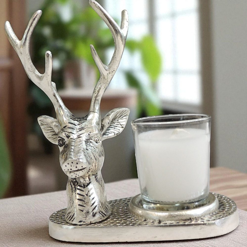 Aluminium Candle Stand (Wax), 6 inch, Vedikcraft Moradabad