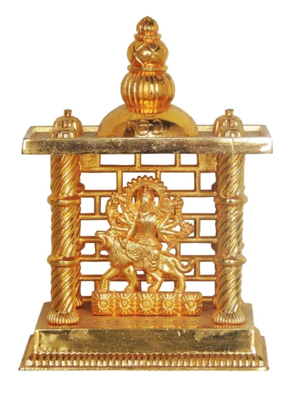 Durga Maa Idol in Aluminium, 5.5 inch – for Home Mandir