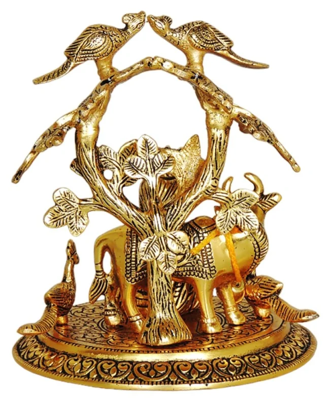 Laddu Gopal Idol in Aluminium, 8.3 inch
