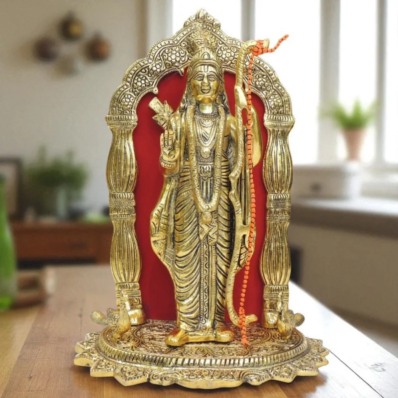 Ram Ji Idol in Aluminium (Maharav), 12.5 inch