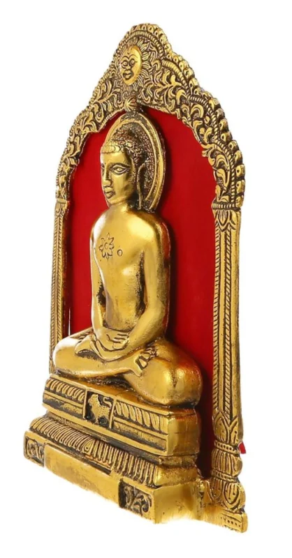 Deity Idol in Aluminium (Mahaveer), 8.7 inch