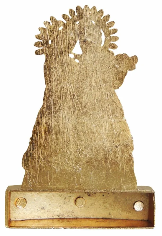 Radha Krishna Idol in Aluminium, 4.5 inch