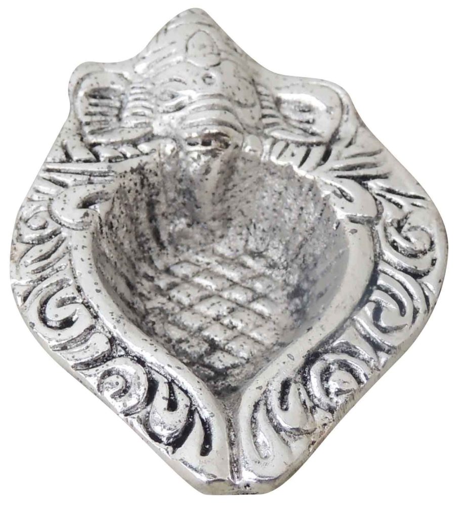 Aluminium Diya (Deepak) (Shank), 0.5 inch, Vedikcraft Moradabad