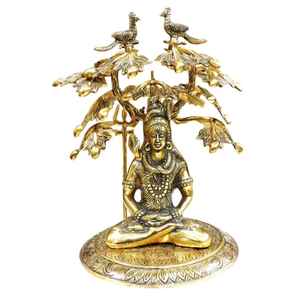 Shiv Ji Idol in Aluminium, 14.5 inch, Vedikcraft Moradabad