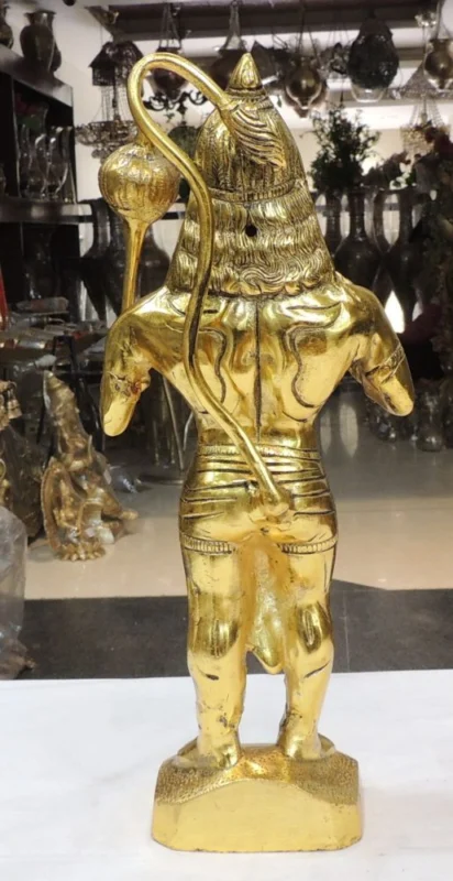 Hanuman Ji Idol in Aluminium, Standing, 16 inch