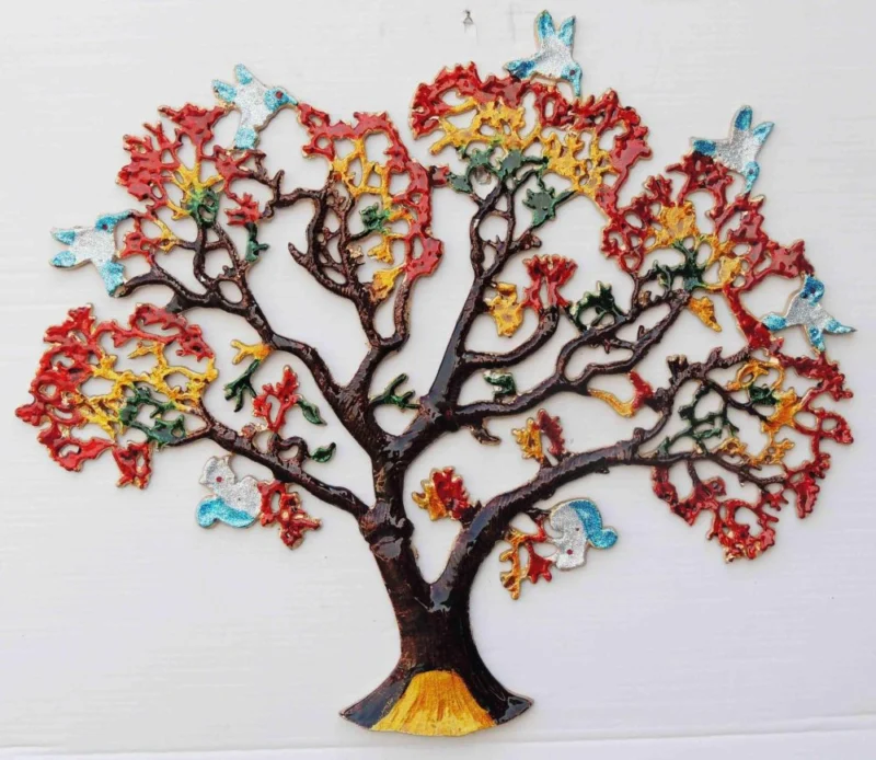 Aluminium Wall Hanging Tree, 24 inch