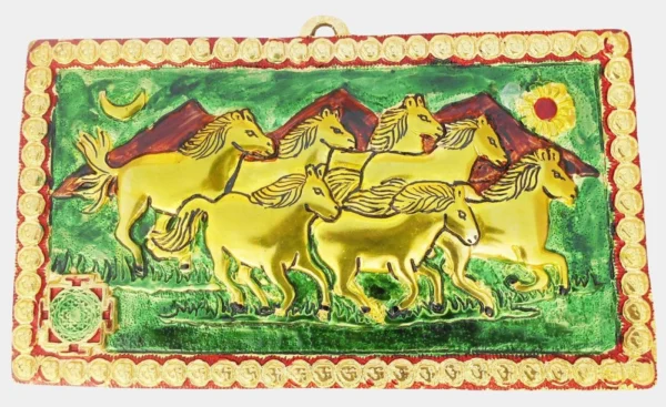Aluminium Wall Hanging Decorative, 11 inch, Vedikcraft Moradabad
