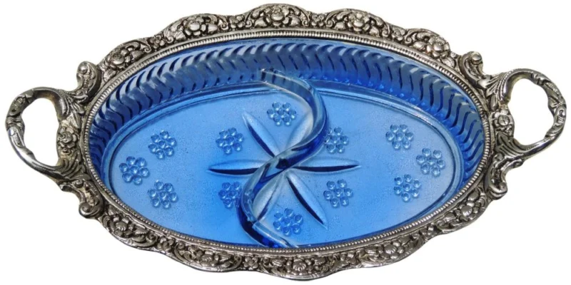 Aluminium Serving Plate (Anmol), 12 inch
