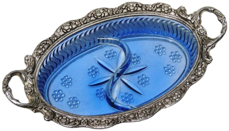Aluminium Serving Plate (Anmol), 12 inch