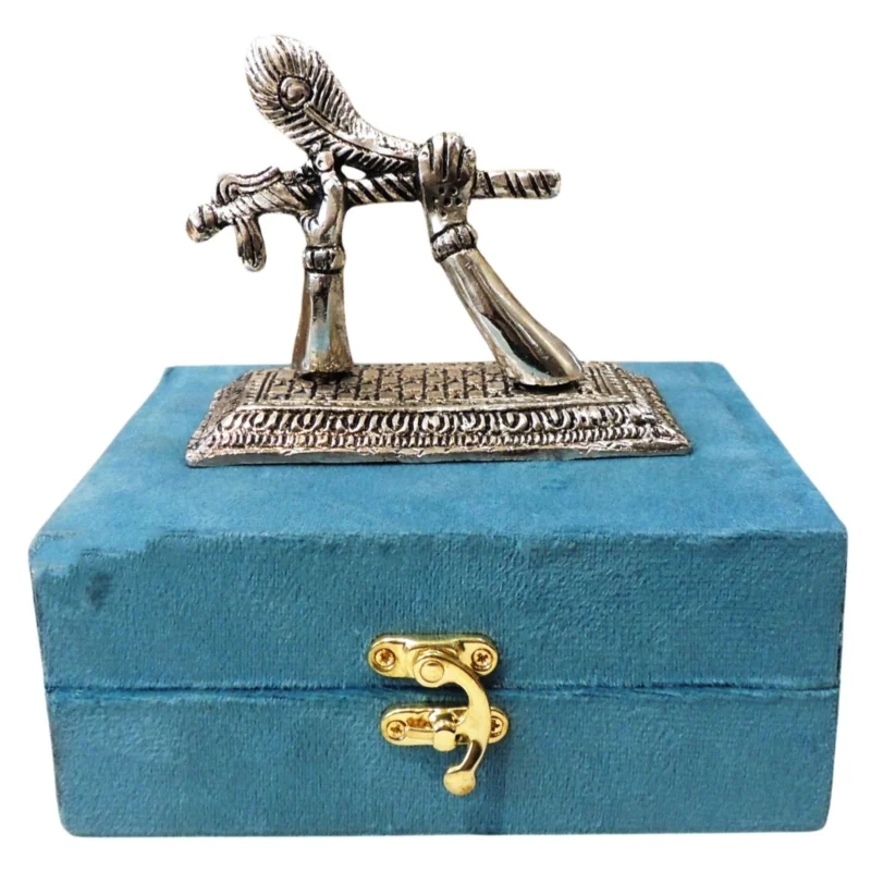 Krishna Ji with Flute Idol in Aluminium (Holding)
