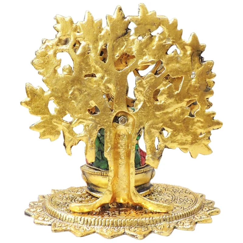 Buddha Idol in Aluminium, 8.5 inch, 1.05 kg
