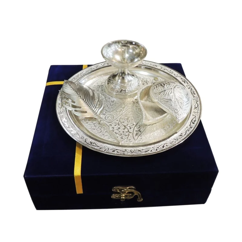 Aluminium Pooja Thali