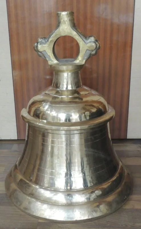 Brass Hanging Temple Bell (Ghanti) (Ghanta), 26 inch