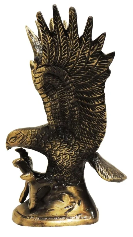 Brass Eagle Showpiece, 6.5 inch