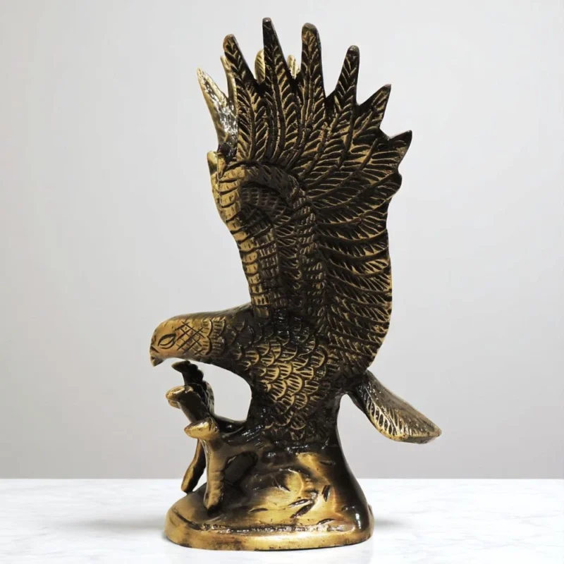 Brass Eagle Showpiece, 6.5 inch – for Table Décor