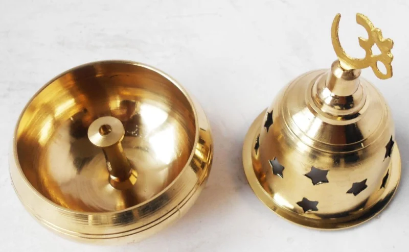 Brass Diya (Deepak) (Apple Goblet) (No. 3)