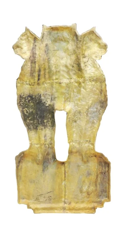 Ashoka Pillar (Ashok Stambh) Statue in Brass (Large), 35 inch