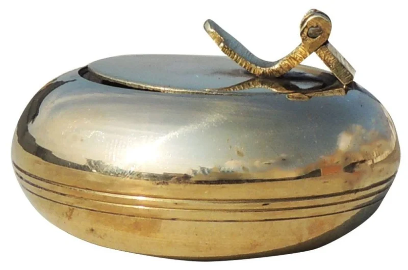 Brass Ashtray, 1.3 inch, 70 g – Antique Décor