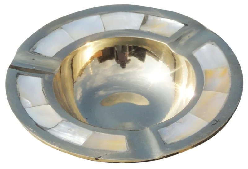 Brass Ashtray, 0.8 inch, 170 g – Antique Décor